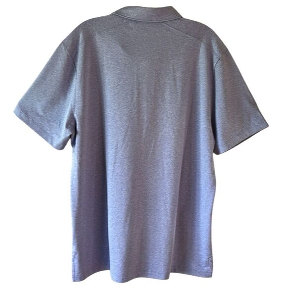 NEW Matte Grey Men’s Purple Polo Shirt - Picture 7 of 8